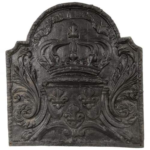 Plaque de cheminée aux Armes de France