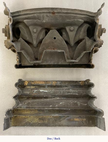 Gaston de PONTALBA - Ensemble de huit chapiteaux composites et de bases de pilastres en bronze doré, 1853-14