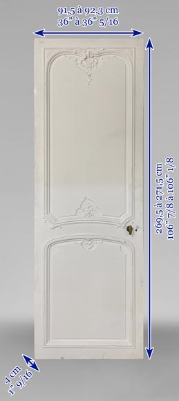 Ensemble de quatre portes simples de style Louis XV-17