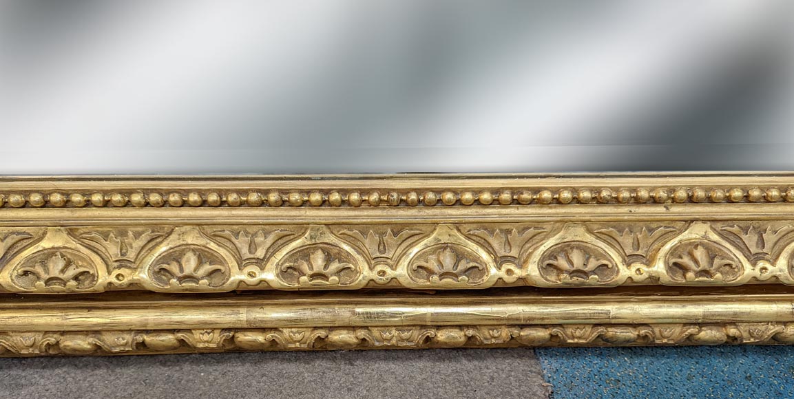 Exceptionnel trumeau Napoléon III aux putti et aux sphinges-10
