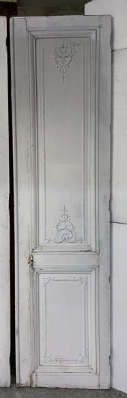 Lot d'une double porte et de deux portes anciennes de style Louis XV-4