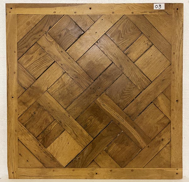 Environ 26 m² de parquet Versailles en chêne, XVIII siècle-3