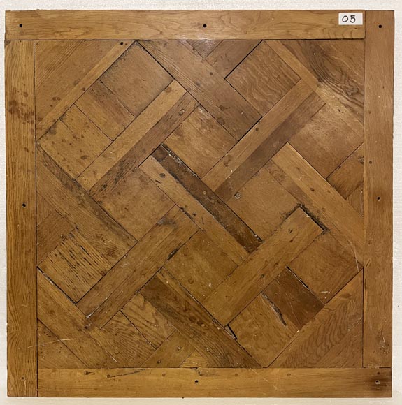 Environ 26 m² de parquet Versailles en chêne, XVIII siècle-5