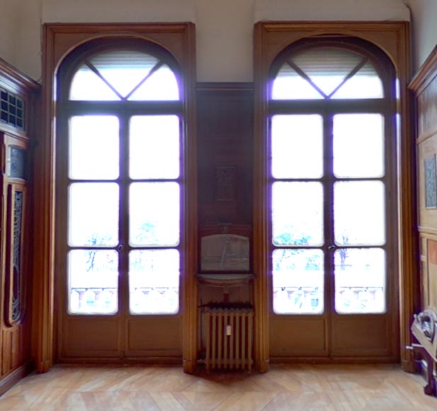 Pièce de boiserie Art & Craft provenant de l’hôtel particulier de l’architecte Henry GUEDY, 1912-1913-33