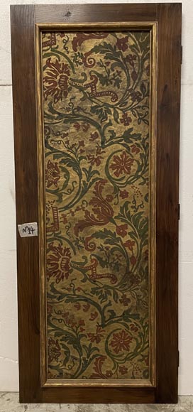 Eléments de boiseries avec décor en velours et cuir de Cordoue, XIXe siècle-1