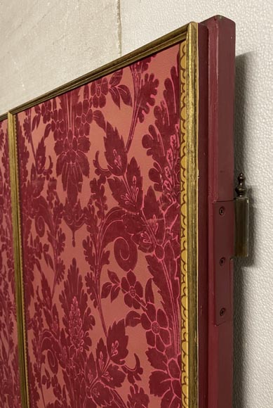 Eléments de boiseries avec décor en velours et cuir de Cordoue, XIXe siècle-9
