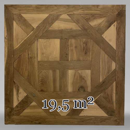 Lot d'environ 19,5m² de parquet Arenberg, XIXe siècle