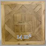 Lot d'environ 14m² de parquet Arenberg, XIXe siècle