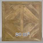 Lot d'environ 20m² de parquet Soubise, XIXe siècle