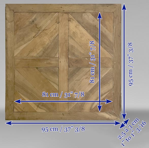 Lot d'environ 20m² de parquet Soubise, XIXe siècle-13