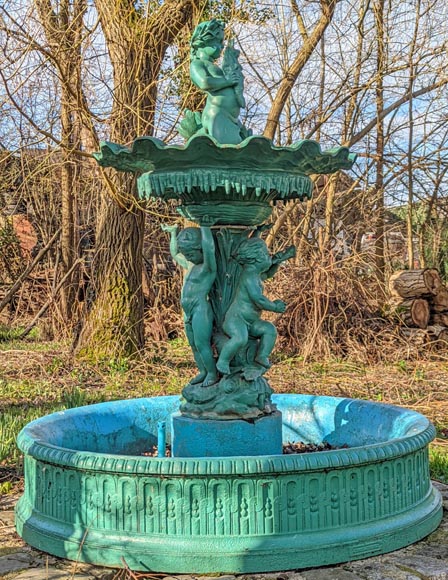 Fonderie Ducel, fontaine en fonte sur le thème de la mer, deuxième moitié du XIXe siècle-5
