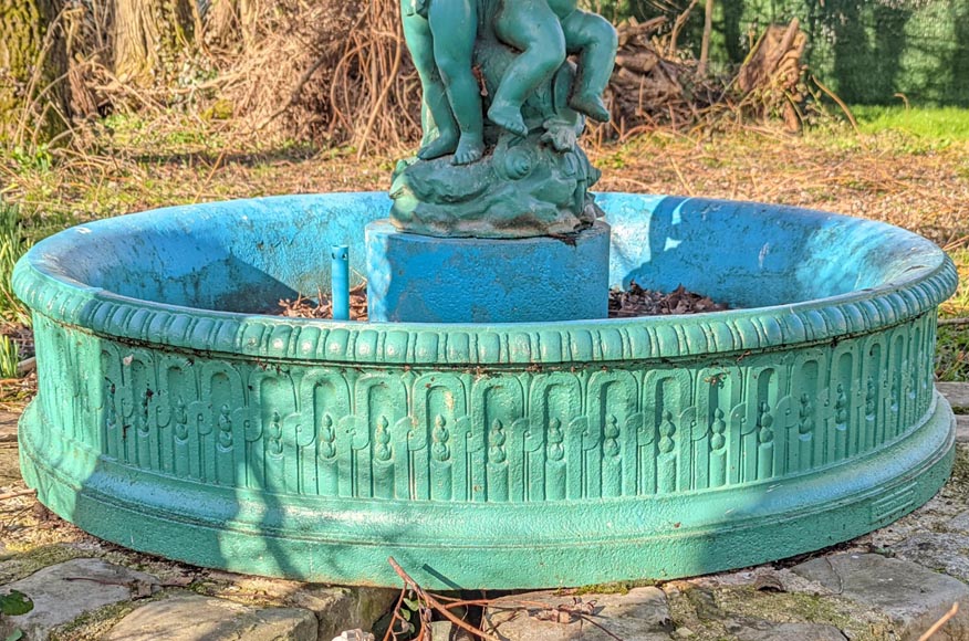 Fonderie Ducel, fontaine en fonte sur le thème de la mer, deuxième moitié du XIXe siècle-12