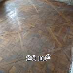 Petite surface d'environ 20 m² de parquet Versailles, XVIIIe siècle