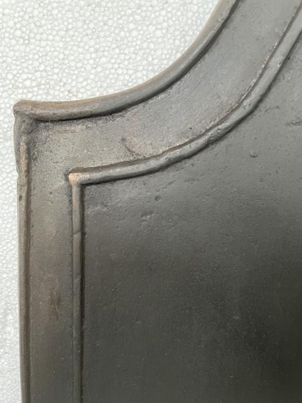 Plaque de cheminée en fonte de fer lisse-2