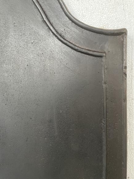 Plaque de cheminée en fonte de fer lisse-3