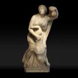 "Niobé", statue en albâtre d'après l'original grec