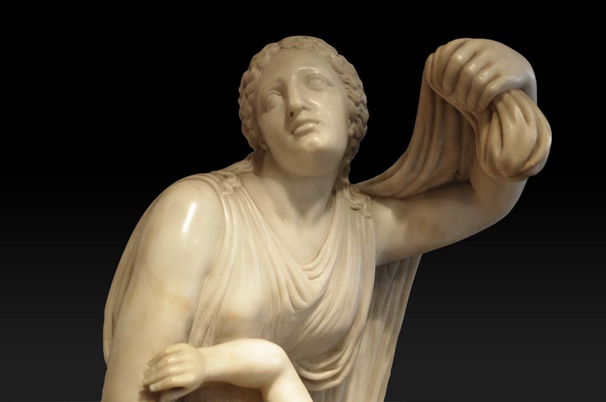 "Niobé", statue en albâtre d'après l'original grec-1