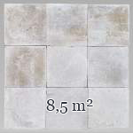 Lot de 8,5 m² de sol en pierre