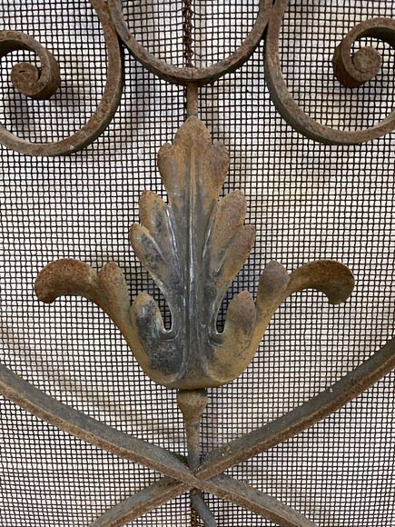 Grille de radiateur en fonte de fer-5