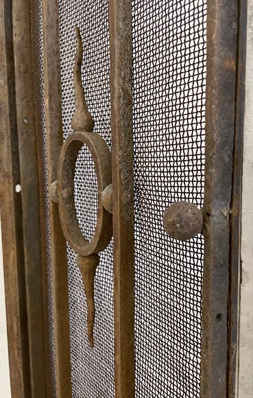 Grille de radiateur en fonte de fer-6