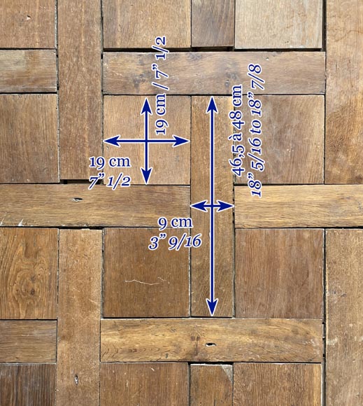 Lot de 25 m² de parquet de style Chantilly en chêne-10