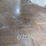 Lot de 41 m² de parquet Point de Hongrie