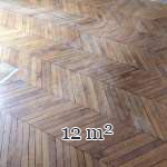 Lot de 12 m² de parquet point de Hongrie