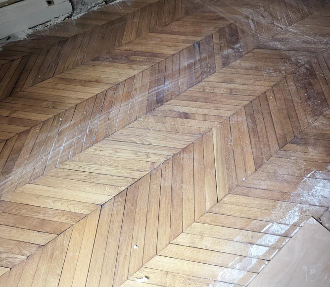 Lot de 12 m² de parquet point de Hongrie-1