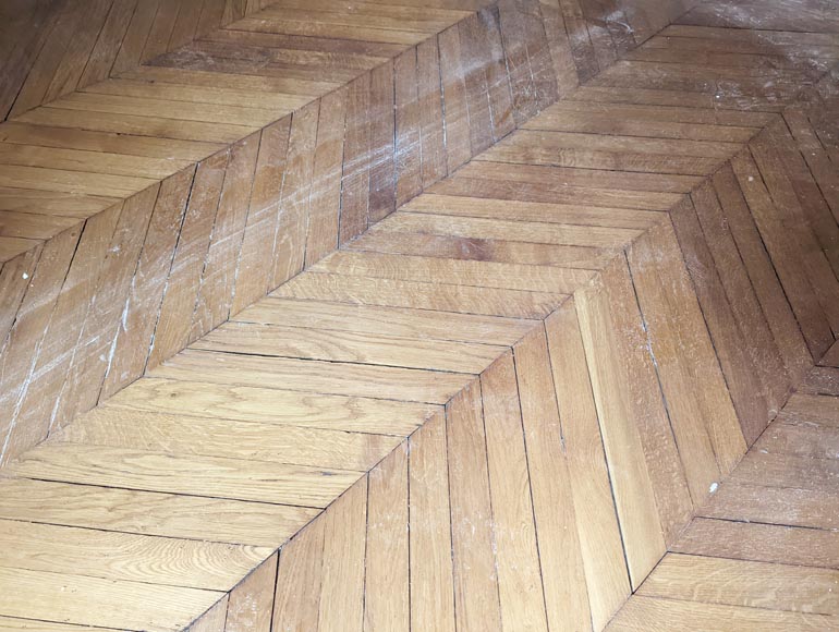 Lot de 12 m² de parquet point de Hongrie-2