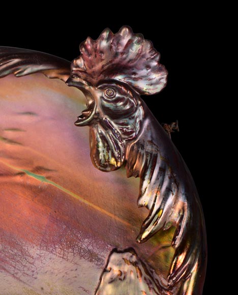 JÉRÔME MASSIER – Plat irisé, L’Aurore-1