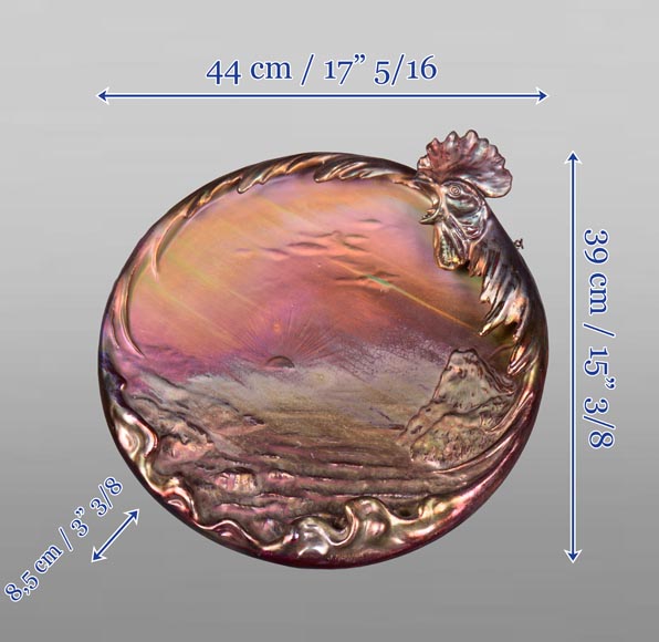 JÉRÔME MASSIER – Plat irisé, L’Aurore-8