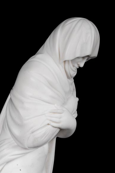 Francesco LAZZARINI (1748-1808) – L’Hiver dit La Frileuse, d’après Jean-Antoine HOUDON-3