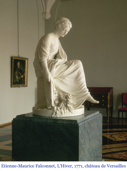 Francesco LAZZARINI (1748-1808) – L’Hiver dit La Frileuse, d’après Jean-Antoine HOUDON-11