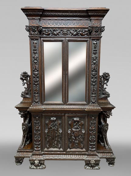 Armoire néo-Renaissance, époque Napoléon III-0
