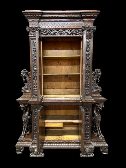 Armoire néo-Renaissance, époque Napoléon III-1