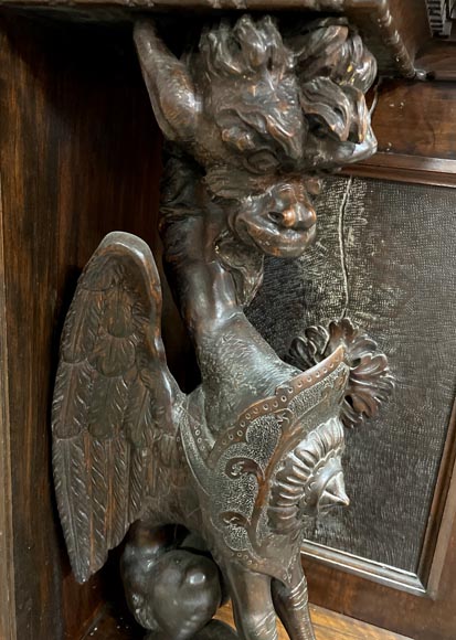 Armoire néo-Renaissance, époque Napoléon III-9