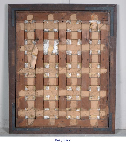 Panneau mural en faïence à décor de paysage nocturne Panneau mural en faïence à décor de paysage nocturne-7