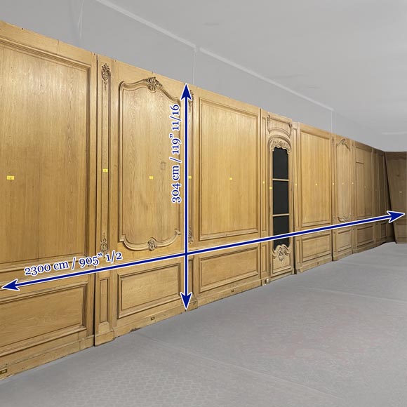 Boiseries en chêne de style Louis XV-8