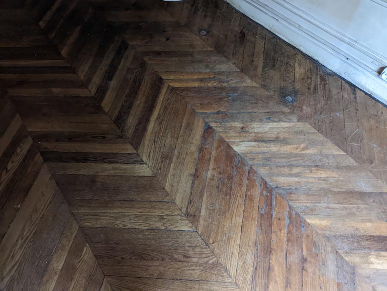 Lot de 12 m² de parquet point de Hongrie-2