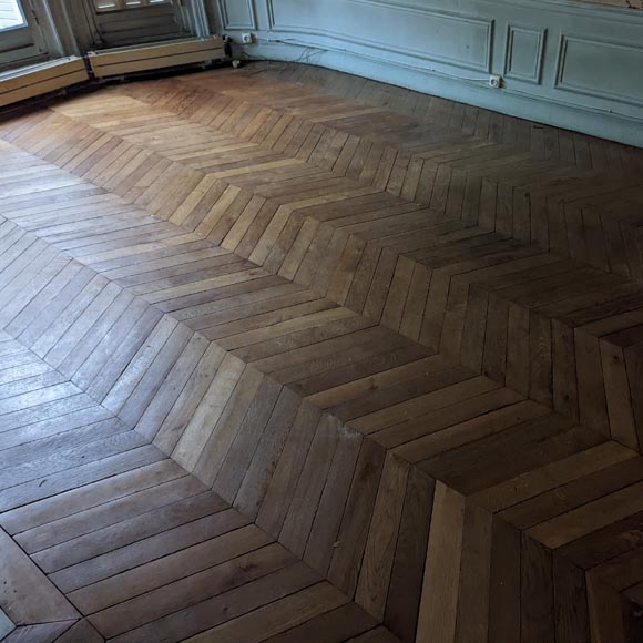 Lot de 13 m² de parquet point de Hongrie-1