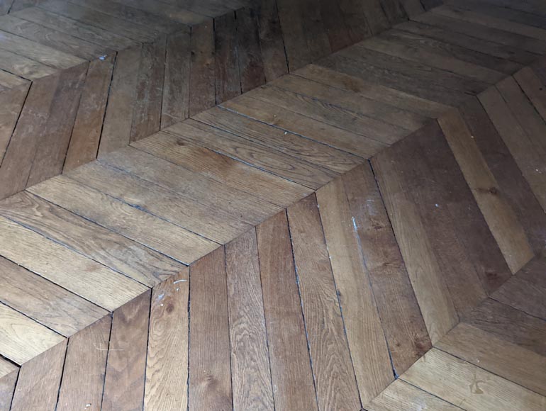 Lot de 13 m² de parquet point de Hongrie-3