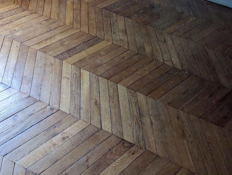 Lot de 13 m² de parquet point de Hongrie-4