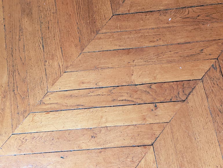 Lot de 14 m² de parquet point de Hongrie en chêne-7