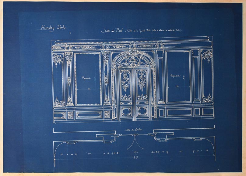 Plans originaux et projets pour le réaménagement de Hursley Park : 1902 -1903-11