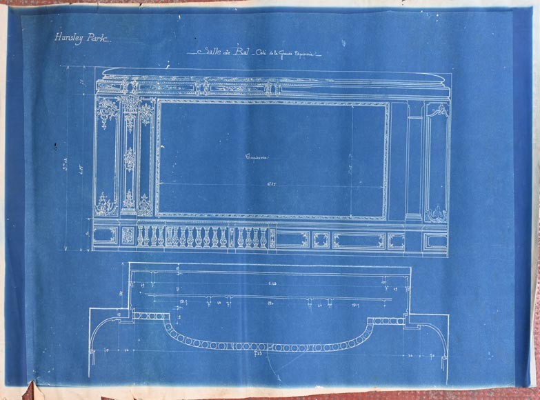 Plans originaux et projets pour le réaménagement de Hursley Park : 1902 -1903-12