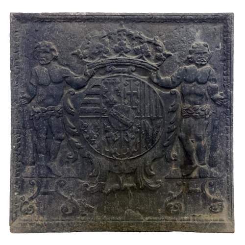 Plaque de cheminée ornées des armes du duc de Lorraine et de Bar, Léopold Ier
