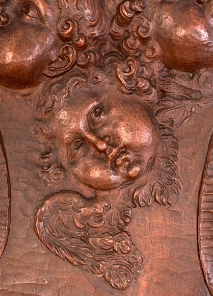 Sièges en bois sculpté-3
