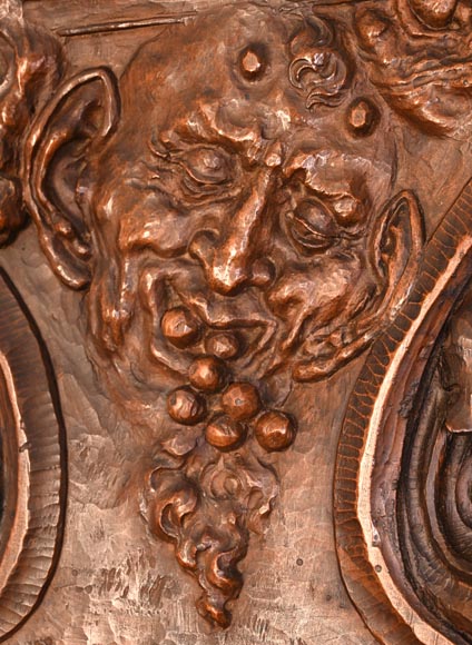 Sièges en bois sculpté-7