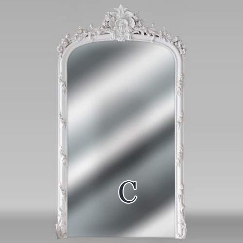 Grand trumeau époque Napoléon III avec miroir au mercure
