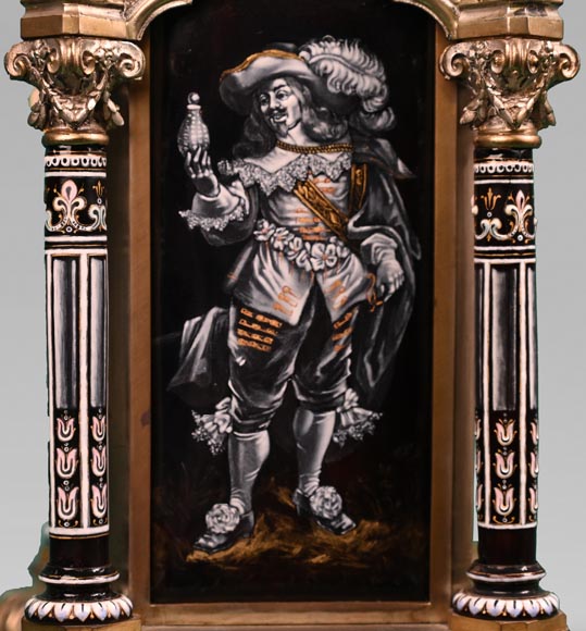 Paul SOYER, garniture de cheminée dans l’esprit de la Renaissance-9